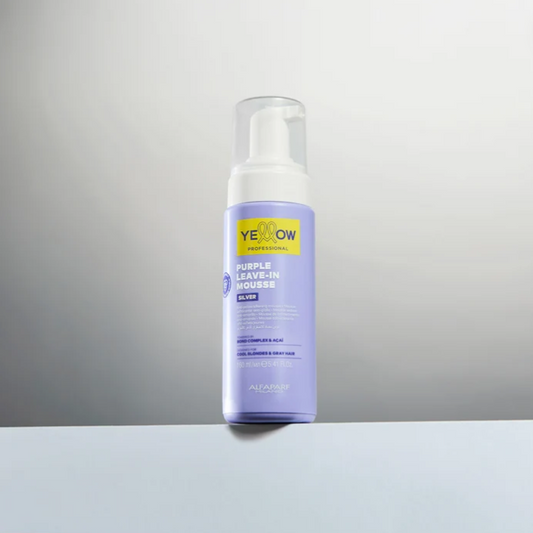 ALFAPARF MILANO Yellow Silver Purple Leave-in Mousse - 5.41 oz