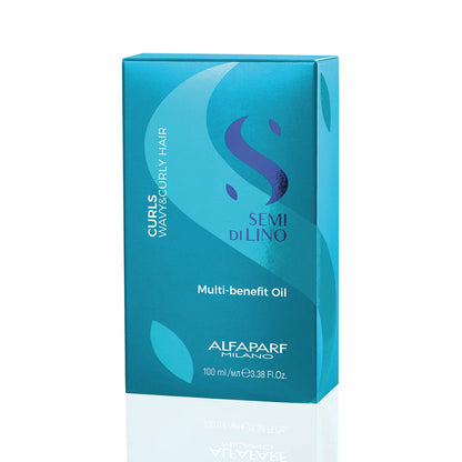 Alfaparf Semi di Lino Curls Multi-Benefit Hair Oil 3.38 fl oz