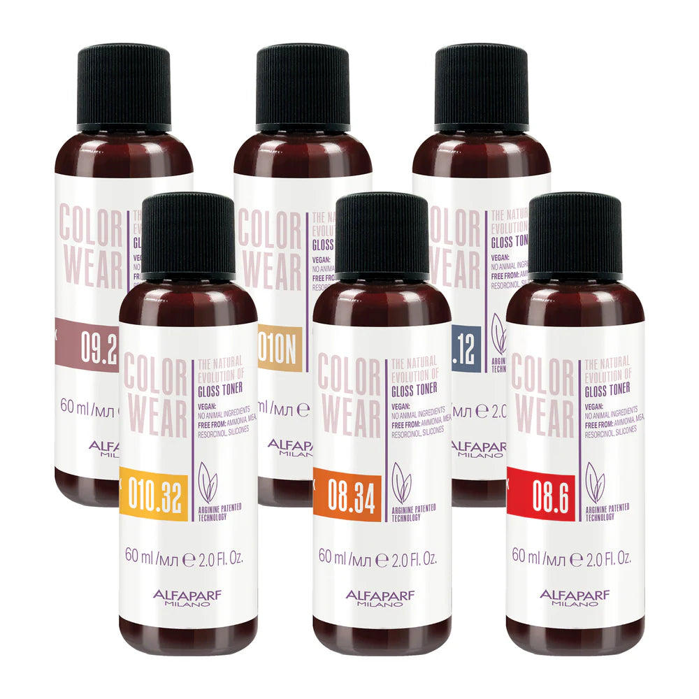 Alfaparf Milano Color Wear Gloss Toner Vegan Ammonia-Free Hair Color