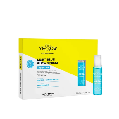 ALFAPARF MILANO Yellow Hydra Light Blue Glow Serum Vial - 6 x 13 ml