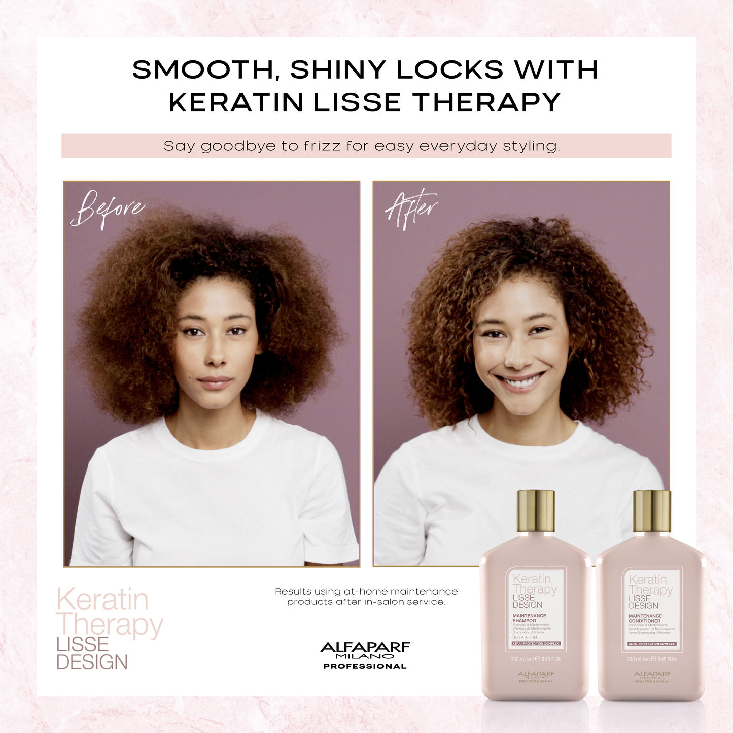 Alfaparf Milano Keratin Therapy Shampoo-Lisse Design
