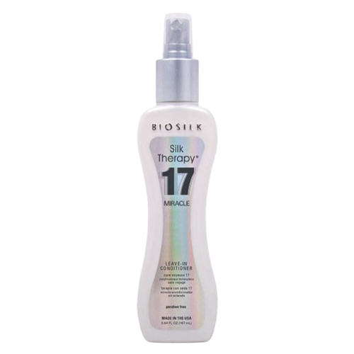 BioSilk Silk Therapy 17 Miracle Leave-In Conditioner 5.64 oz – Multi-Benefit Hair Treatment