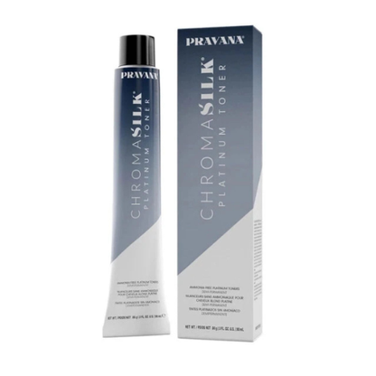 Pravana ChromaSilk Platinum Toner 3 oz / 90 ml | Demi-Permanent Hair Toner