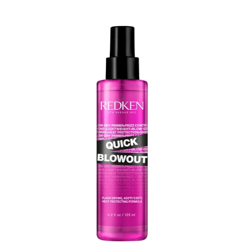 REDKEN Quick Blowout Heat Protecting Blowdry Spray 4.2 oz – Lightweight Blow Dry Primer