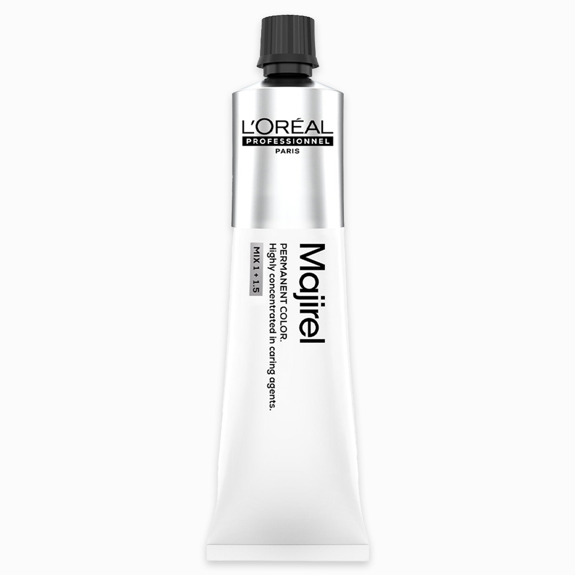 L'Oreal Professionnel Majirel logo and color tubes