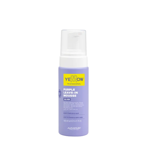 ALFAPARF MILANO Yellow Silver Purple Leave-in Mousse - 5.41 oz