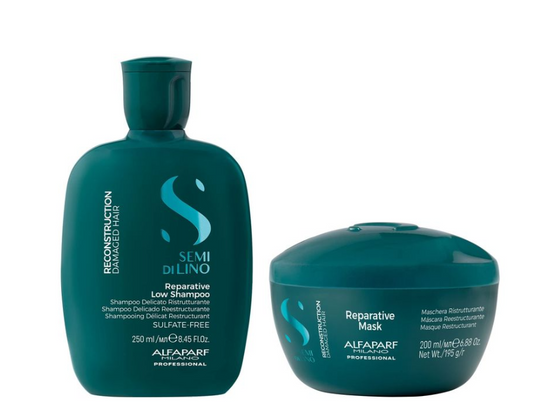Alfaparf Milano Limited-Edition Semi di Lino Reconstruction Shampoo & Mask